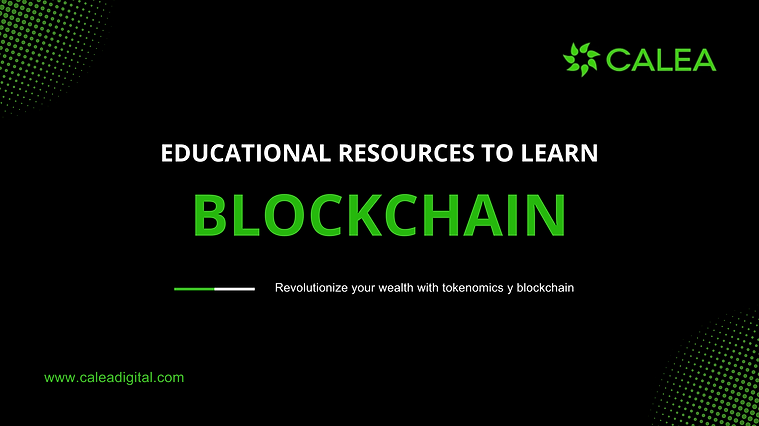 Educational resources to learn about Blockchain: A comprehensive guide